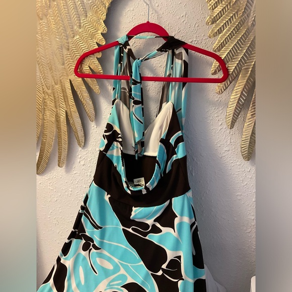 Speechless from Nordstrom Y2k Style Floral Print Multicolor Halter Party Dress - Picture 6 of 7